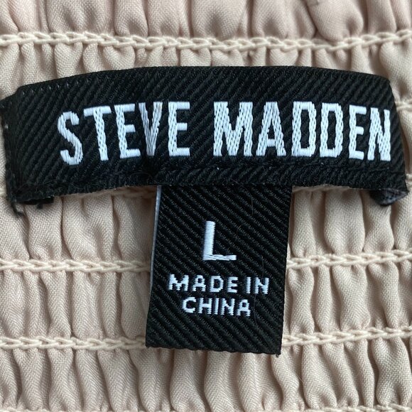 Steve Madden Nolita Halter Maxi Dress Sz L Tie Dye Watercolor Sheer Resortwear - Picture 13 of 16